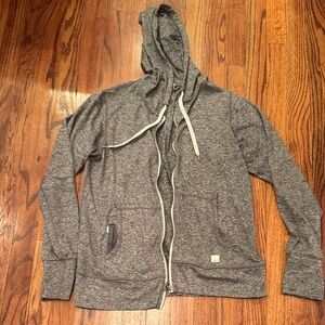 Vuori Charcoal Zip-Up Men's Sweater
